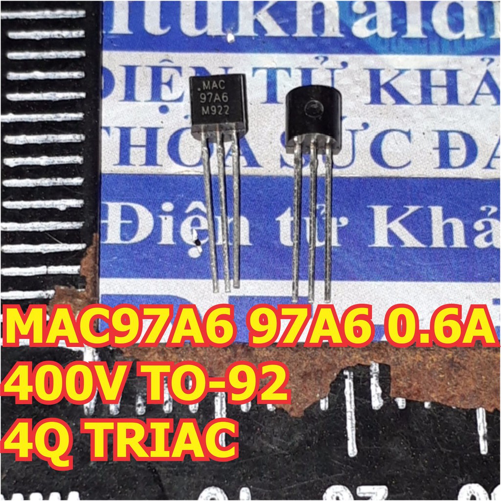 MAC97A6 97A6 0.6A 400V TO-92 4Q TRIAC kde6136