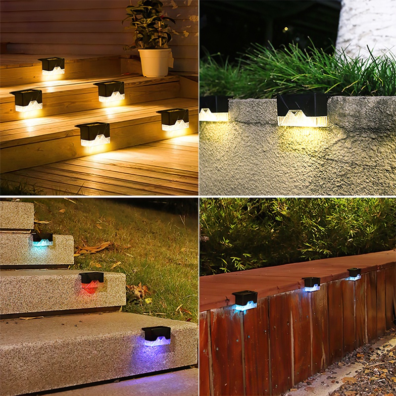 Đèn LED Năng Lượng Mặt Trời Chống Thấm Nước Gắn Cầu Thang/ Cầu Thang Chất Lượng Cao