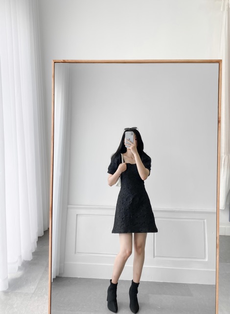 Đầm tay phồng La vie en Rose | BigBuy360 - bigbuy360.vn