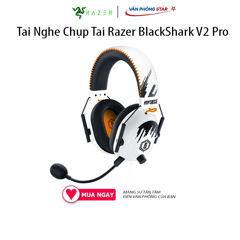 Tai Nghe Chụp Tai Không Dây Razer BlackShark V2 Pro kết nối Bluetooth Wireless chống ồn âm thanh vòm
