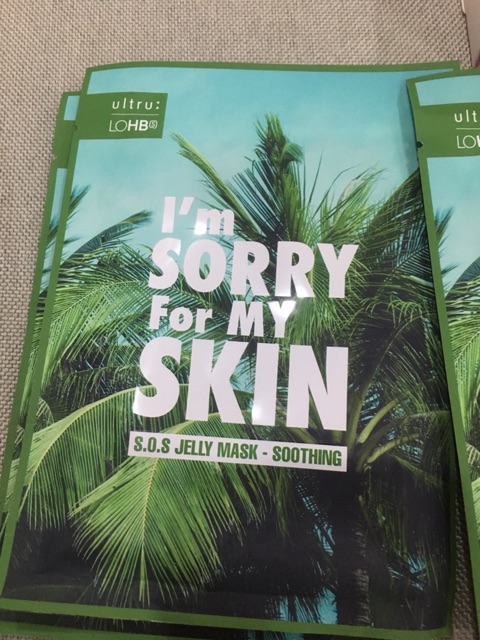 Mặt nạ dưỡng da im sorry for my skin nhập khẩu chính hãng Hàn Quốc.