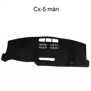 Thảm phủ taplo da vân cacbon mazda cx5 đời 2018-2022 cao cấp - nội thất xế cưng