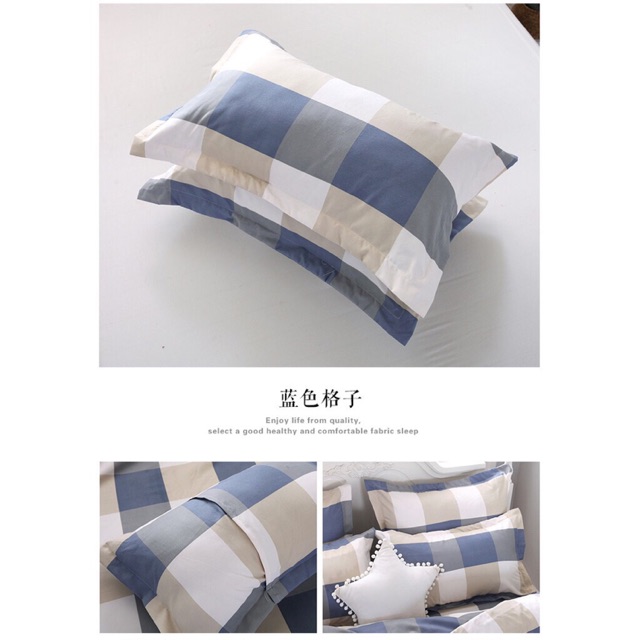 (FOLLOW SHOP 19k)   Vỏ gối nằm Cotton Poly