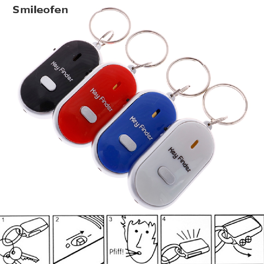 1 Móc Khóa Mini Có Đèn LED Và Còi Báo Động Chống Thất Lạc Tiện Dụng