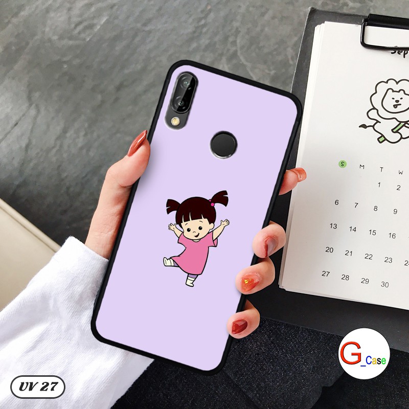 Ốp lưng Huawei Nova 3e lưng nhám - ngộ nghĩnh