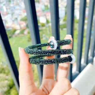 Vòng tay nữ swarovski crystaldust xanh- săn sale off 30%