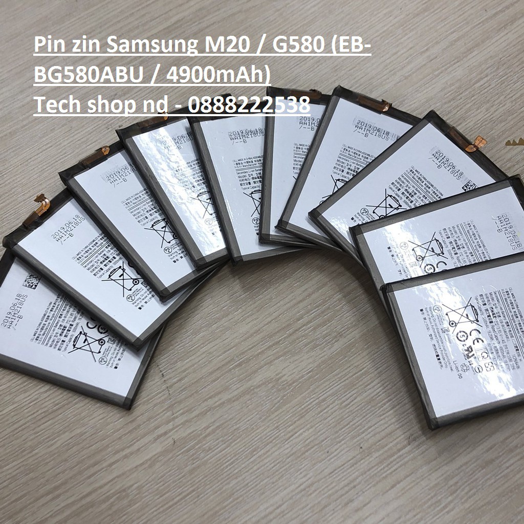Pin zin Samsung M20 / G580 (EB-BG580ABU / 4900mAh)