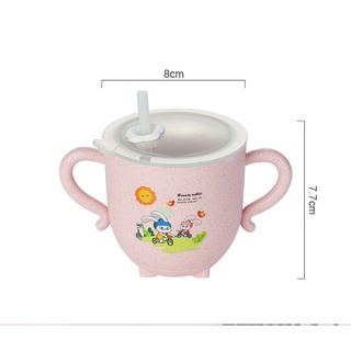 Cốc Uống Nước Lúa Mạch Cho Bé Tập Hút