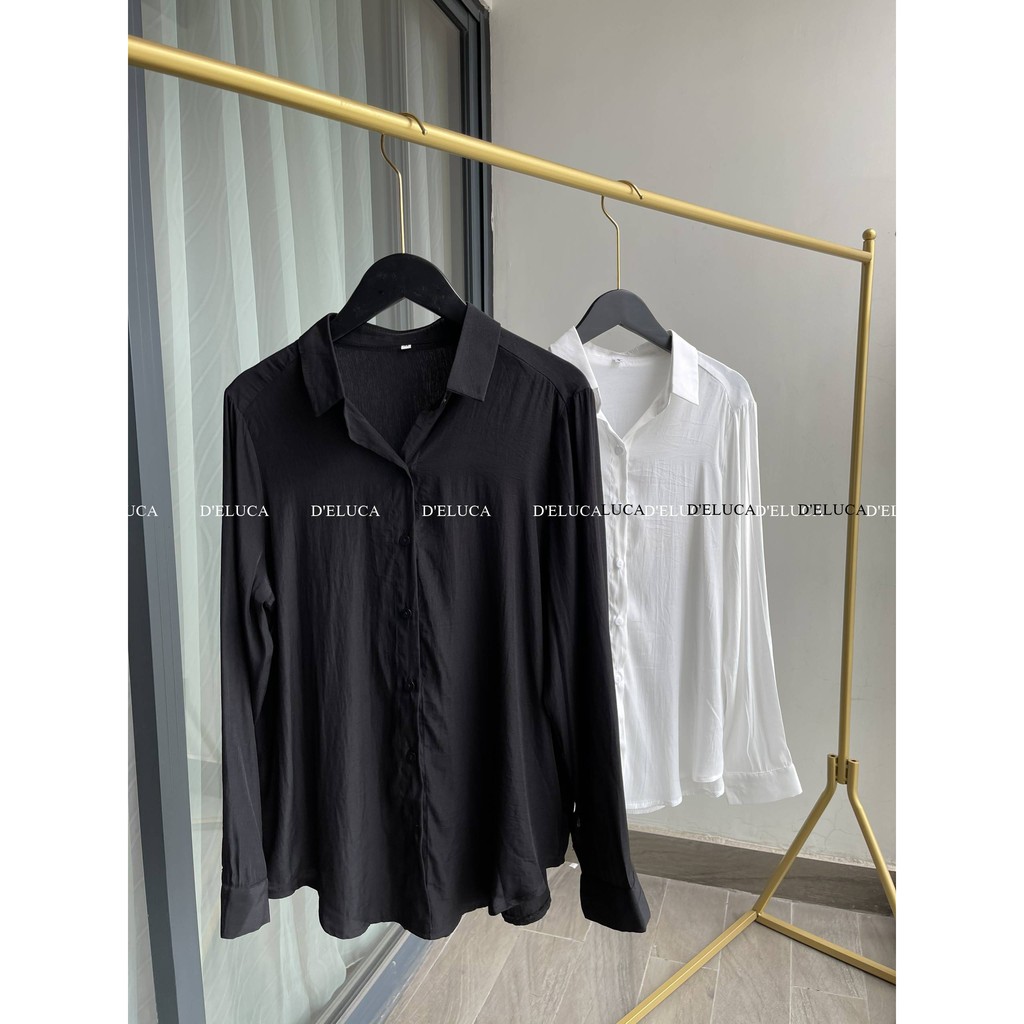 [Hình Ảnh+Video Thật] 🍀 Áo Sơ-mi Tơ Tằm Trơn 🍀 Sơ-mi Dài Tay Phù Hợp Đi Biển, Đi Chơi Dành Riêng Cho Các Nàng | BigBuy360 - bigbuy360.vn