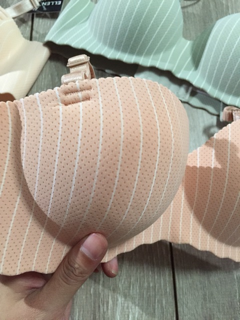 Áo ngực, áo lót su non không gọng thông hơi thoáng khí, siêu mềm mịn nâng nhẹ 2cm đủ màu Double T #ellen