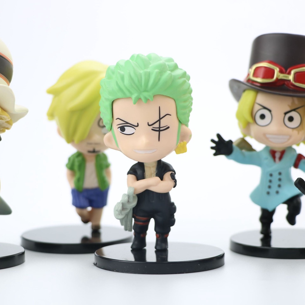 Ảnh thật 🌟 Set 6 Mô Hình One Piece - Cao 10cm 🌟