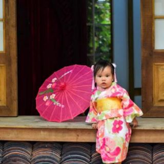Bộ Kimono Cách Tân Bé Gái