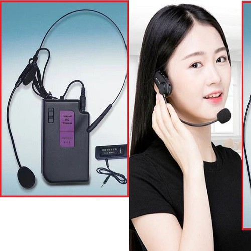 Mic trợ giảng không dây V11 đa năng cho loa kéo