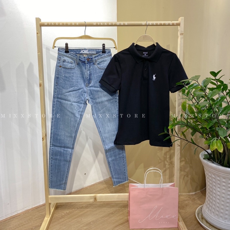 Áo Thun Nữ Polo có cổ chất cá sấu xuất xịn đẹp cao cấp phom chuẩn vừa người phong cách trẻ trung