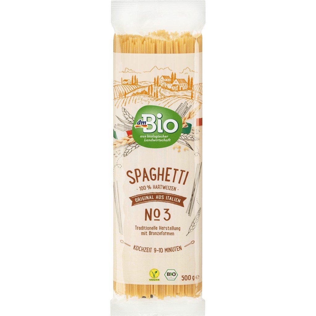 Mỳ spaghetti hữu cơ Dmbio (500g)
