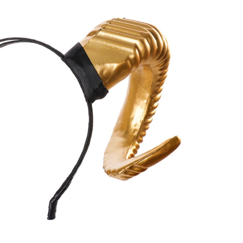 Cài Tóc Hình Sừng Bò Màu Vàng Đen Độc Đáo Cho Lễ Halloween Mate