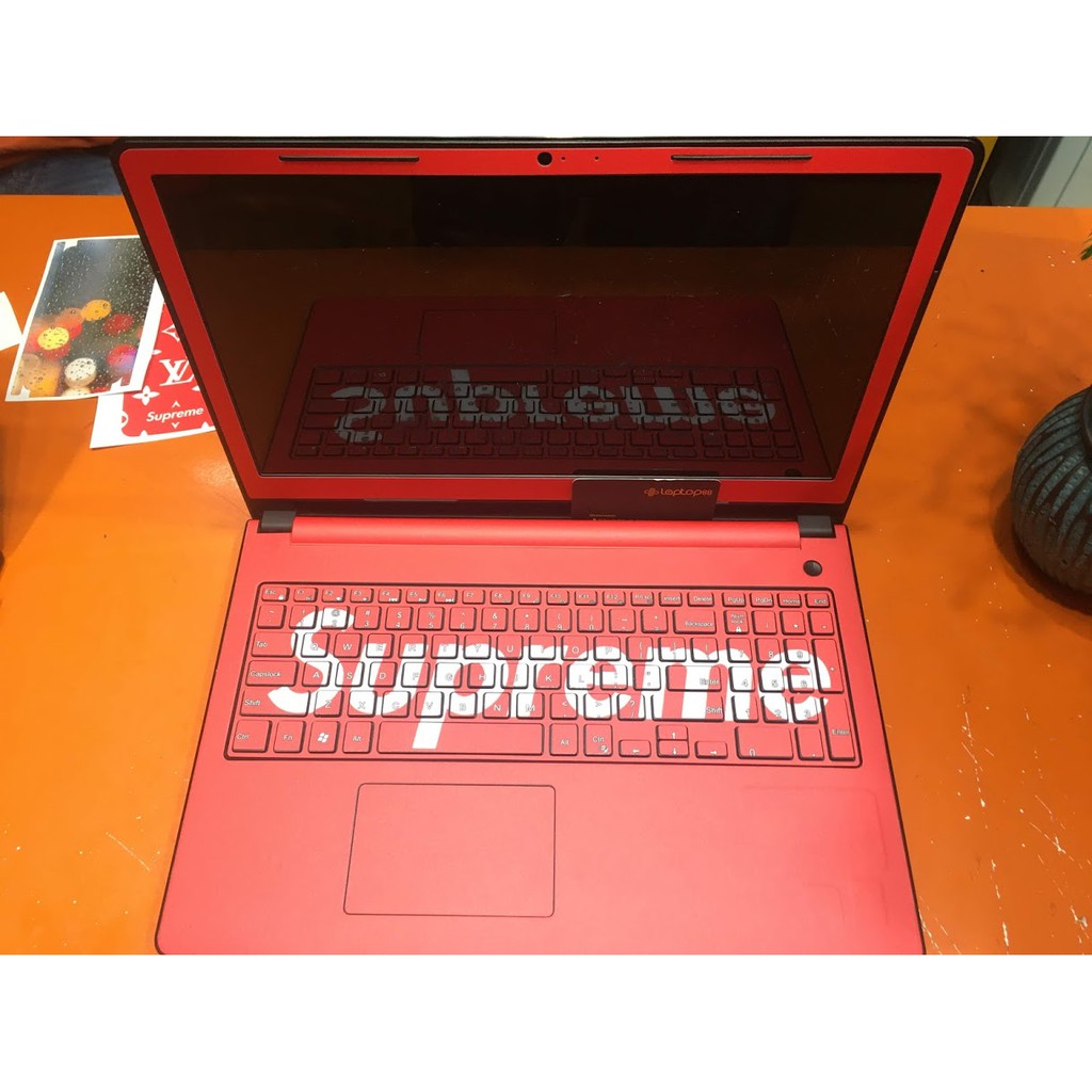 Skin dán Laptop cho Tất cả Dòng máy in theo yêu cầu Supreme [ Ảnh thực tế ] ( inbox mã máy cho Shop)