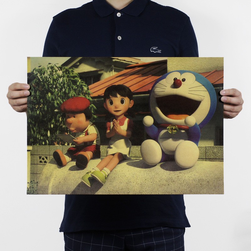 Bộ poster anime Doremon 51,5 x 36cm nhiều mẫu