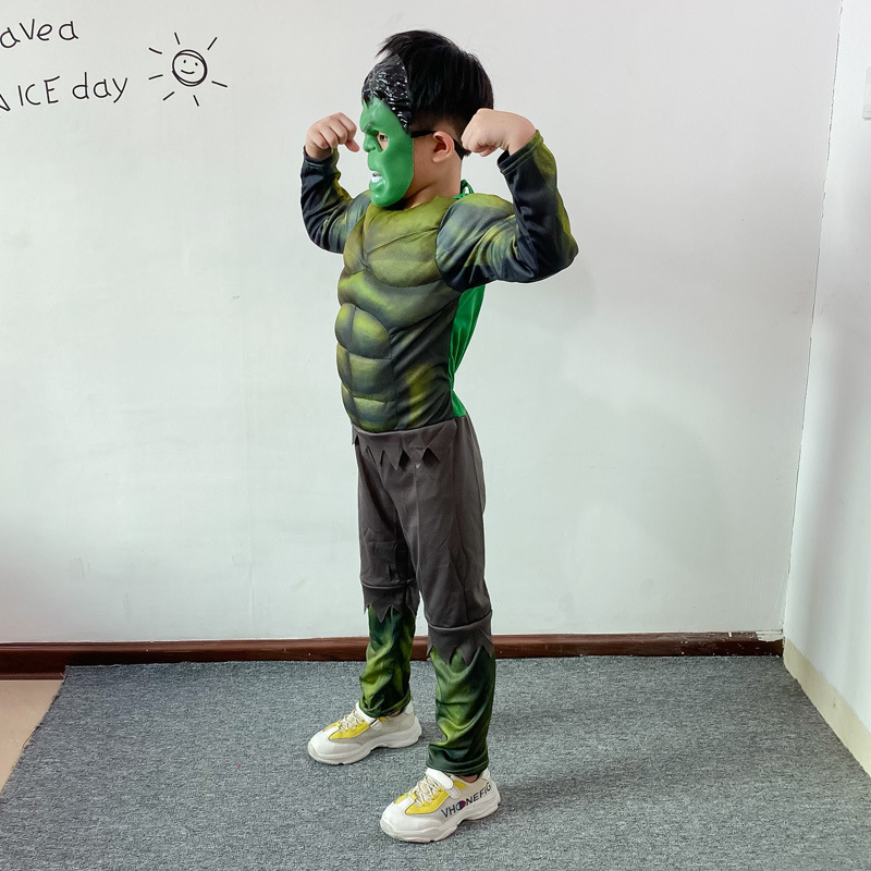 Trang Phục Hóa Trang Hulk Nhân Dịp Halloween Cho Người Lớn Và Trẻ Em