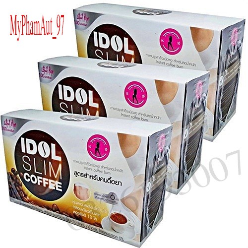 CÀ PHÊ GIẢM CÂN THÁI LAN IDOLE SLIM COFFE ( hộp 10 gói )