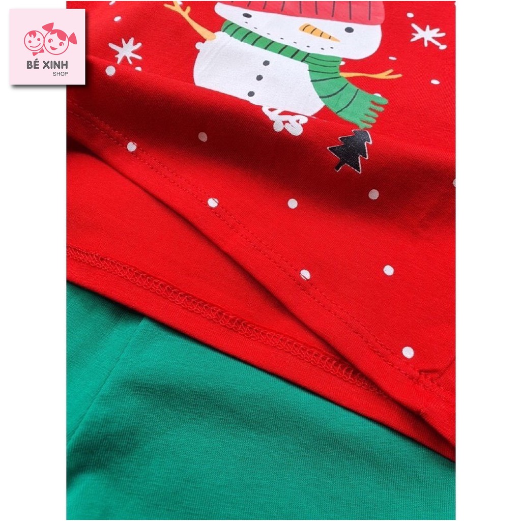 Áo quần bộ đồ noel giáng sinh cho bé trai bé gái Minky Mom [Chuẩn 100% cotton] Quần áo đồ ông già noel giáng sinh trẻ em