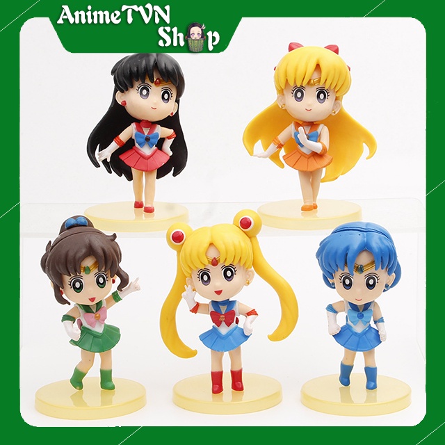 (Có lẻ) Set Combo 5 Mô hình Figure Anime/Manga Sailor Moon (Thuỷ thủ mặt trăng)