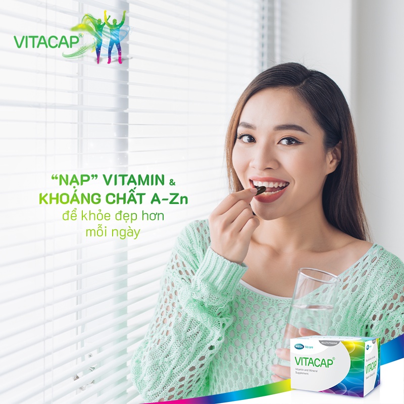 VITACAP - NẠP VITAMIN & KHOÁNG CHẤT A- Zn