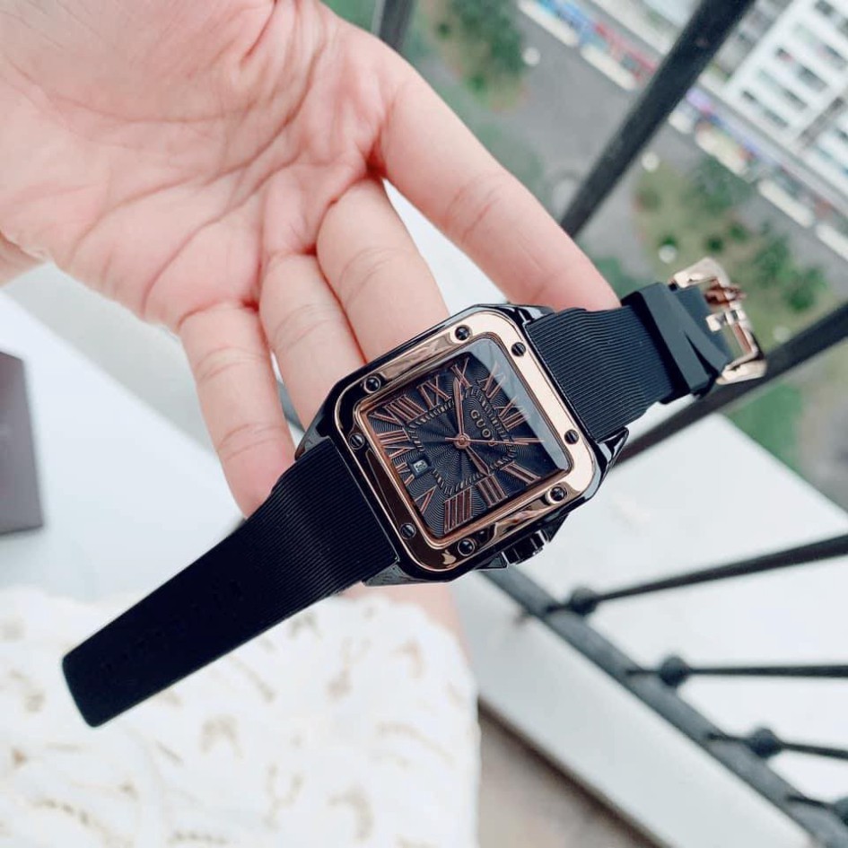 Đồng hồ nữ G.u.o.u dây silicon mềm dẻo cực xinh | BigBuy360 - bigbuy360.vn