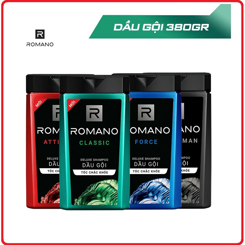 Dầu gội Romano hương nước hoa 380gr