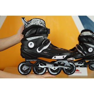 Giày Patin Người Lớn Calary C9 Boot Vải Thoáng Khí+ Form Nhựa Cao Cấp Bảo Vệ Chân