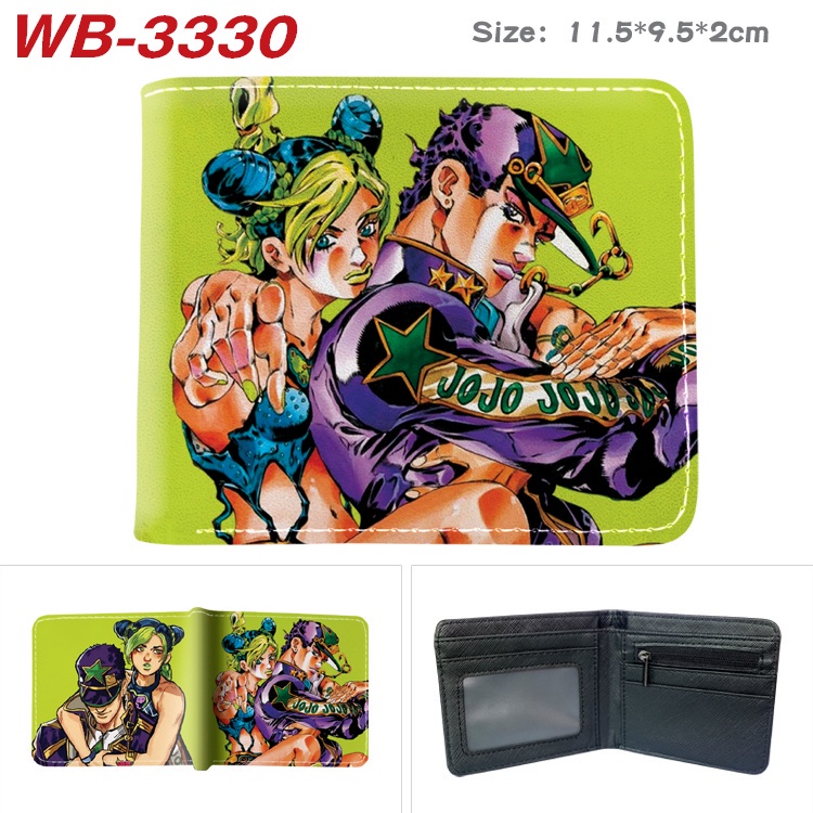 Ví Ngắn Đựng Tiền Xu Họa Tiết Hoạt Hình Jojo 's Bizarre Adventure Kujo Jotaro Cho Bé