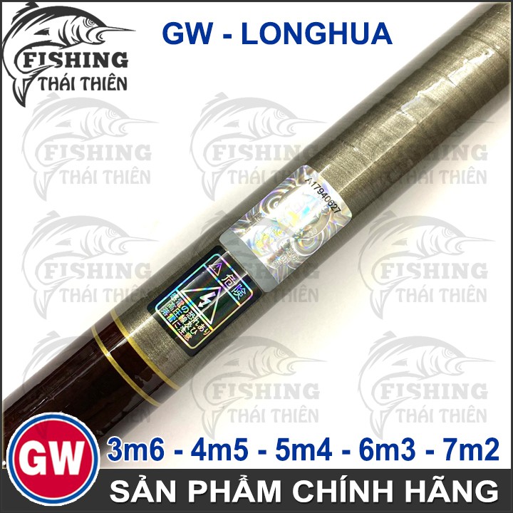 Cần Câu Tay GW Longhua Chất Liệu Carbon Chuyên Dùng Câu Cá Chép, Rô Phi, Trắm, Câu Sông, Hồ Dịch Vụ, Hàng Chính Hãng 3m6