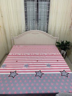 Ga chống thấm cotton violet (loại 1). size 2m*2m2