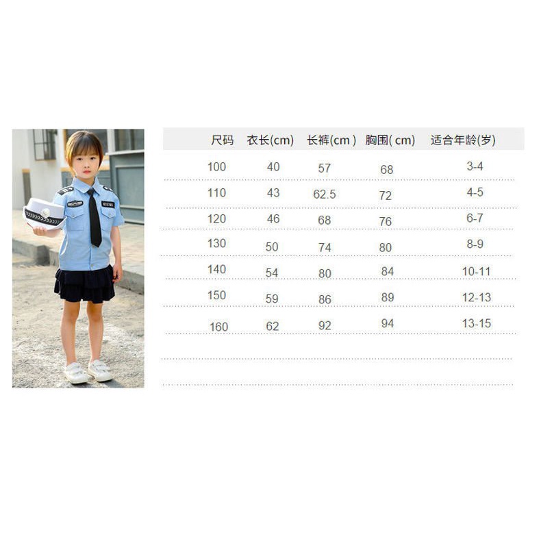 Bộ Đồng Phục Cảnh Sát 4 Món Xinh Xắn Cho Bé