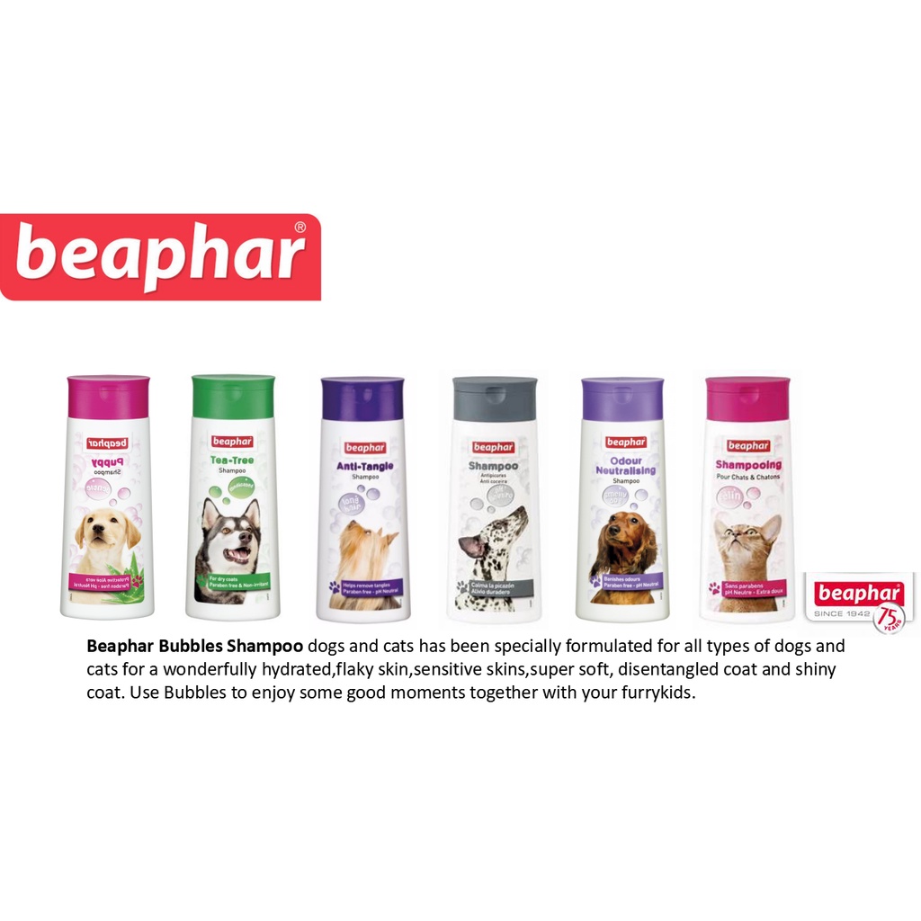 Sữa Tắm Chó Lông Dài Beaphar Pour Pelage Long 250ml