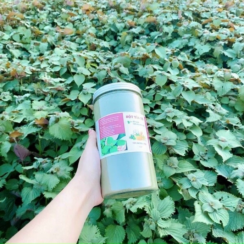 500g bột tía tô sấy lạnh hữu cơ nguyên vị