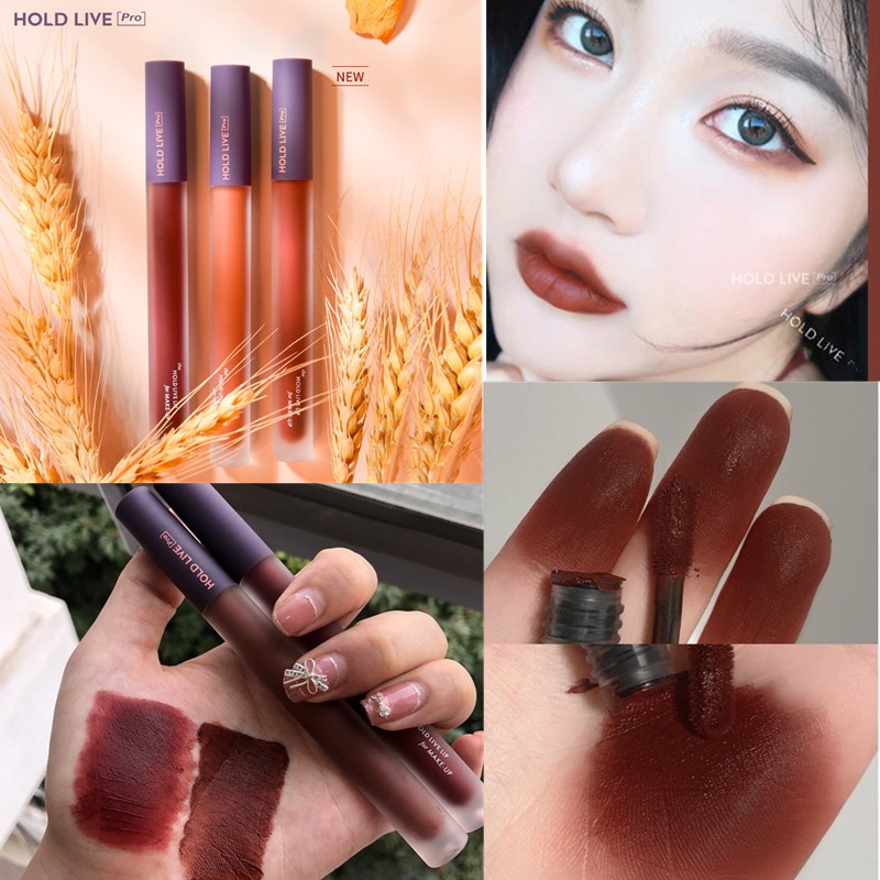 (màu mới 2021)Son kem HOLD LIVE mềm mịn mọng môi Durable Air Lip Gloss HL371