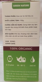 Trà hoa cúc Green Nature 100g