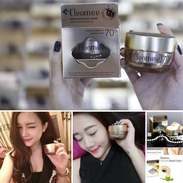 Kem Dưỡng Trắng Da Sữa Lừa Cleomee Moisture Repair Cream