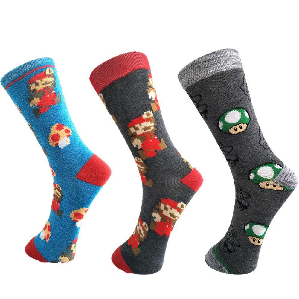 Vớ Vải Lông Hóa Trang Nhân Vật Hoạt Hình Super Mario Unisex