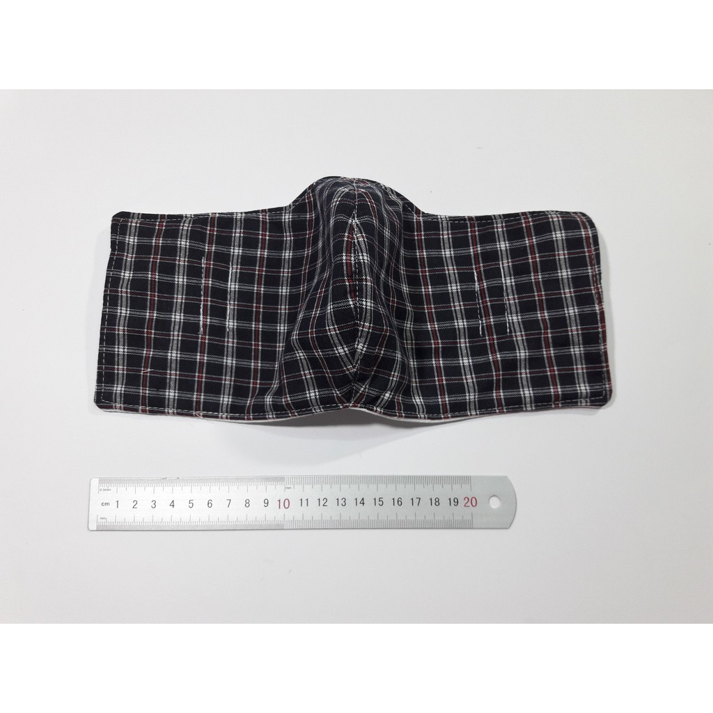 COMBO 5 KHẨU TRANG CHE TAI NAM CARO NHỎ