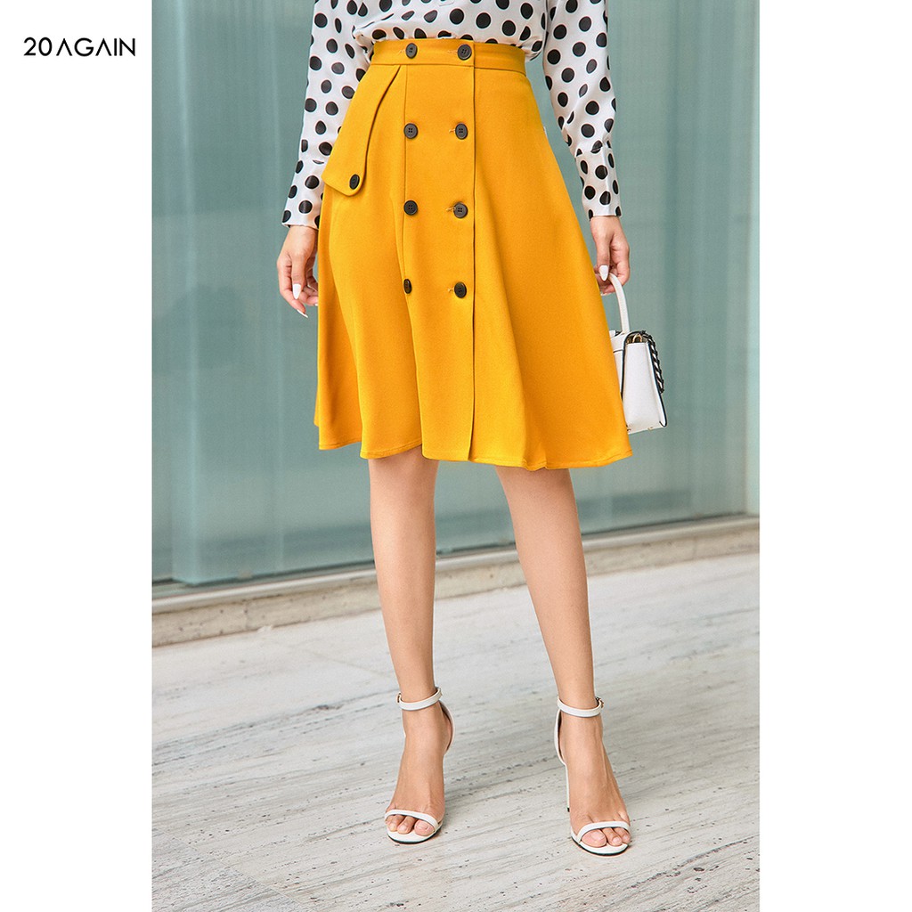 Chân váy chữ A thanh lịch 20AGAIN JDA1895 thiết kế bắt mắt và nổi bật | BigBuy360 - bigbuy360.vn