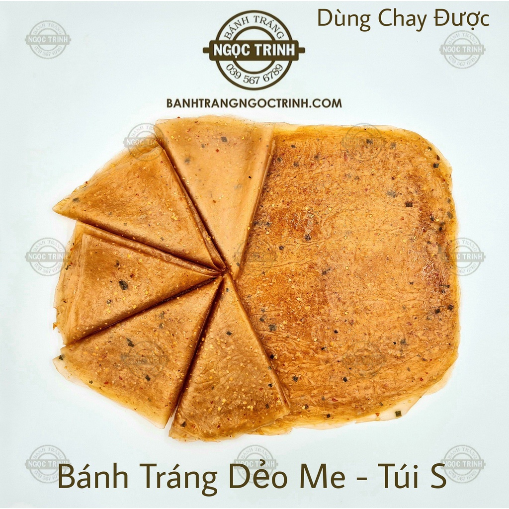 (Túi Small) Bánh tráng dẻo me cao cấp siêu ngon bánh tráng Ngọc Trinh