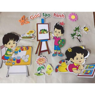 TRANH GÓC DECAL BỒI XỐP