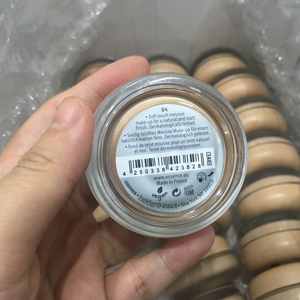 Phấn tươi Essence Mousse Make Up Soft Touch Đức 16g - Phấn tươi che khuyết điểm dưỡng ẩm da - Mộc Diệp