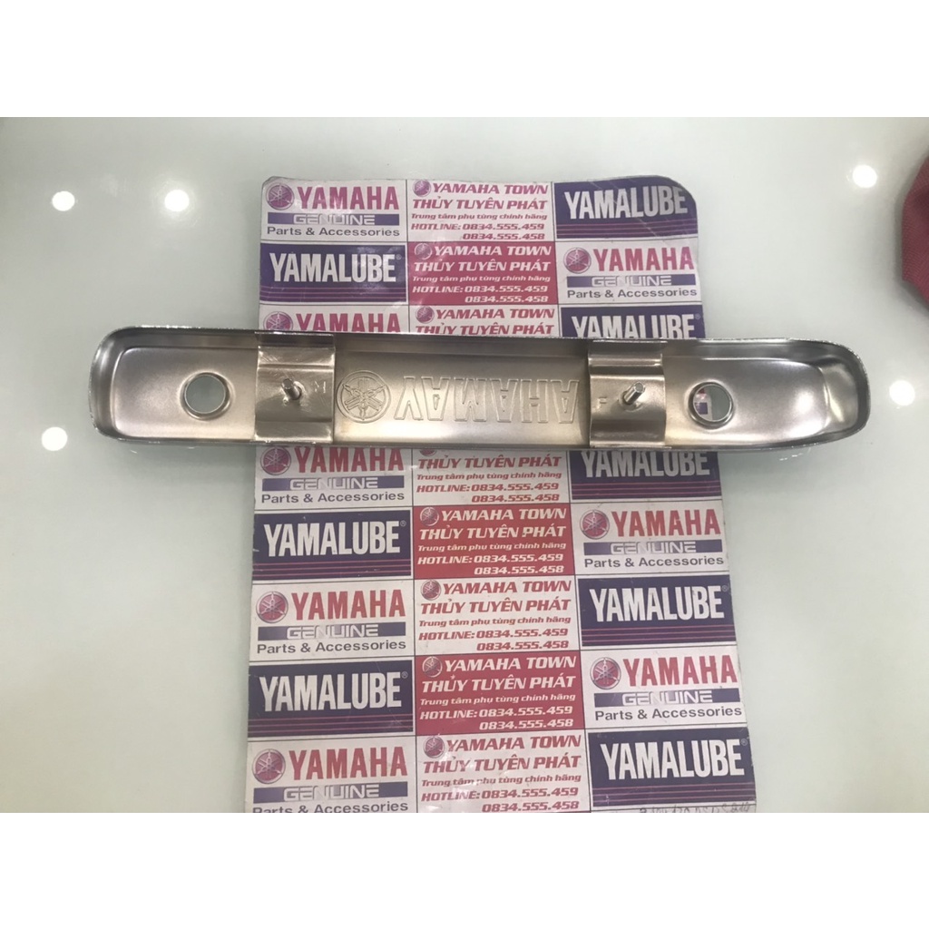 Tấm bảo vệ ống xả - pô INOX MIO ULTIMO 2006 zin chính hãng yamaha