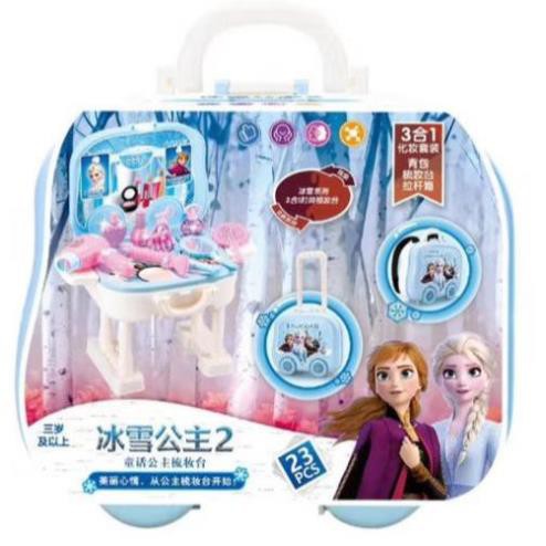 [Sale sốc 30%] Đồ chơi Vali Bộ Trang điểm Elsa Frozen cho bé gái