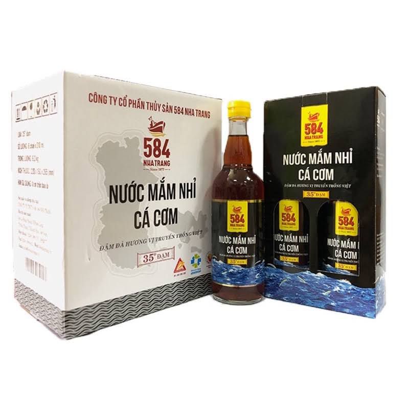 Nước mắm nhỉ cá cơm 584 Nha Trang 30N/35N/40N