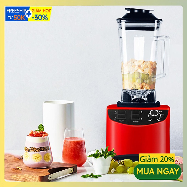 Máy xay công nghiệp, xay sinh tố đa năng công suất lớn Silver Crest 3500W