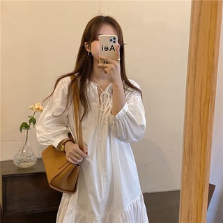 Đầm suông đuôi cá phong cách Hàn Quốc